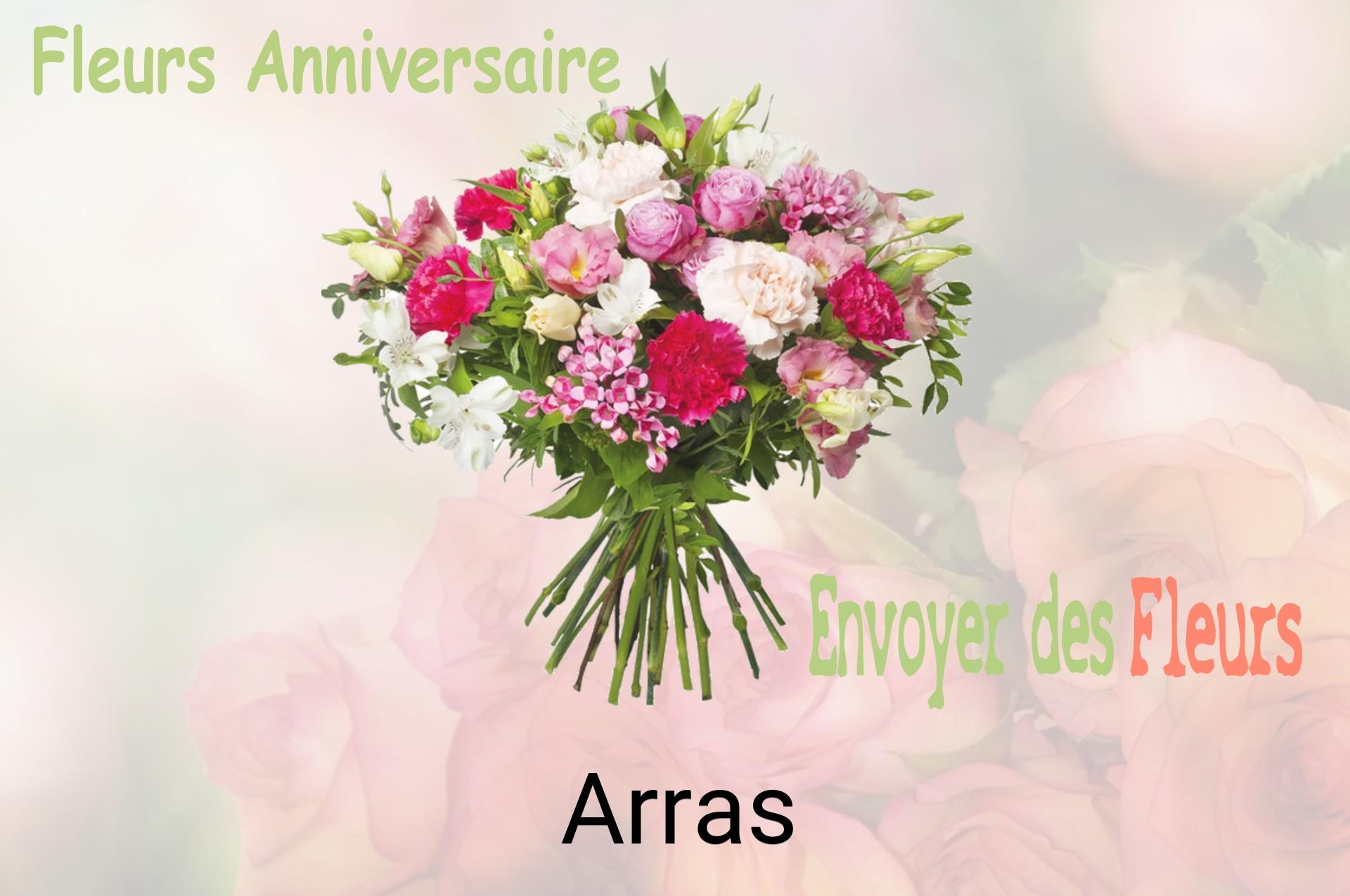 Bouquet de fleurs d’anniversaire livré à Arras